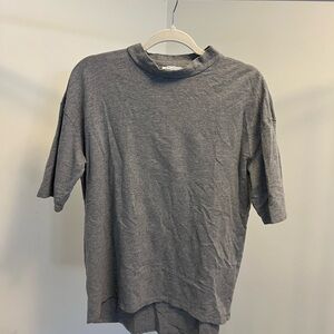 Classic Gray Crew Neck T-Shirt